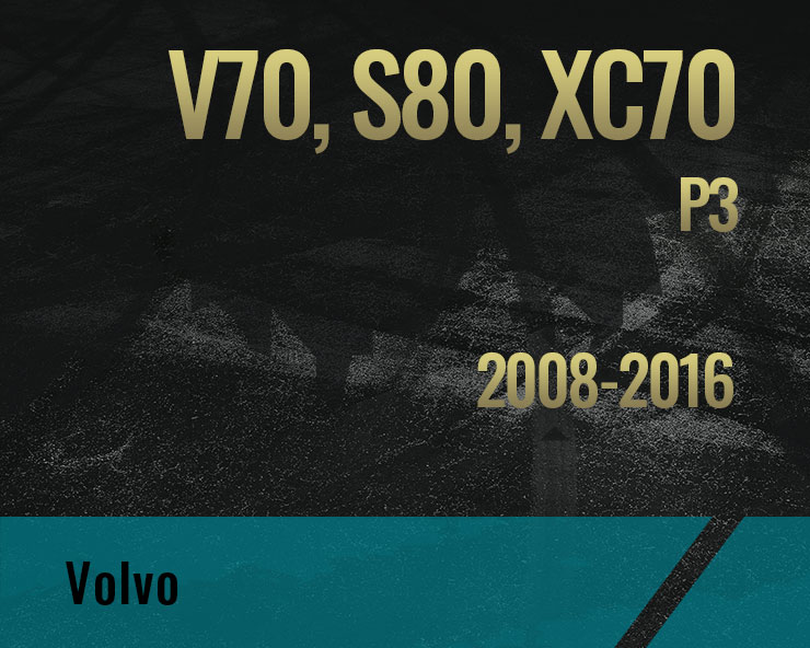 V70 S80 XC70, P3 (2008-2016)