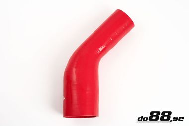 Silicone Hose Red 45 degree 2,25 - 3'' (57 - 76mm)