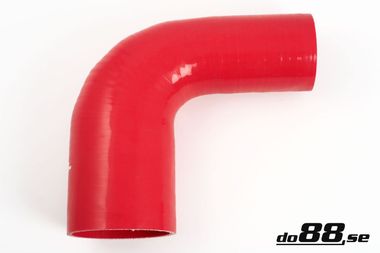 Silicone Hose Red 90 degree 3,5 - 4'' (89 - 102mm)