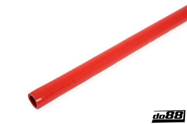 Silikoniletku Punainen Joustava sileä 1,0'' (25mm)