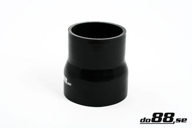 Silicone Hose Black 3 - 3,75'' (76-95mm)