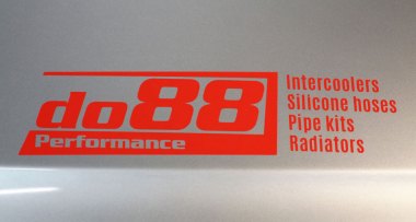 do88 red sticker 300x75mm