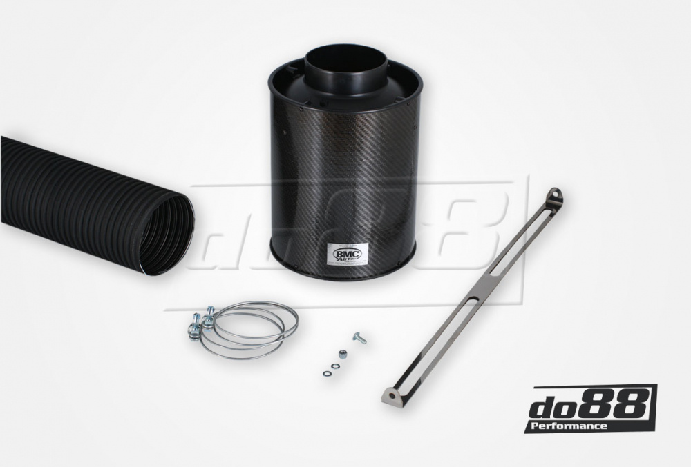 BMC CDA Carbon Dynamic Airbox, Carbon fiber, Connection 100mm, Length 224mm in the group Engine / Tuning / Air filter / BMC Air Intake System at do88 AB (ACCDA100-220-01)