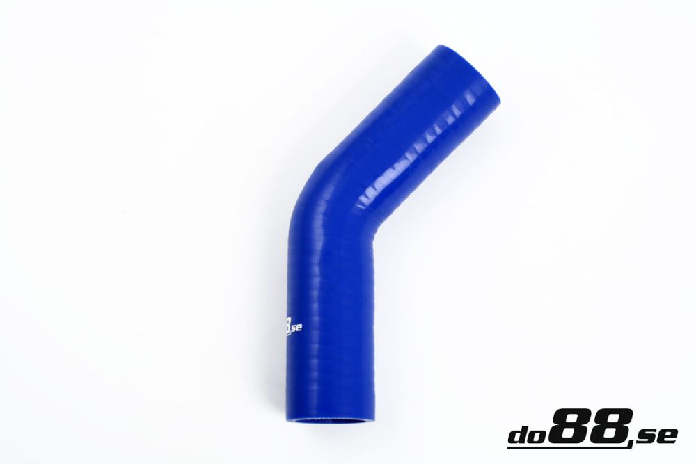 Silicone Hose Blue 45 degree 1,625\'\' (41mm) in the group Silicone hose / hoses / Silicone hose Blue / Elbows / 45 degree at do88 AB (B45G41)