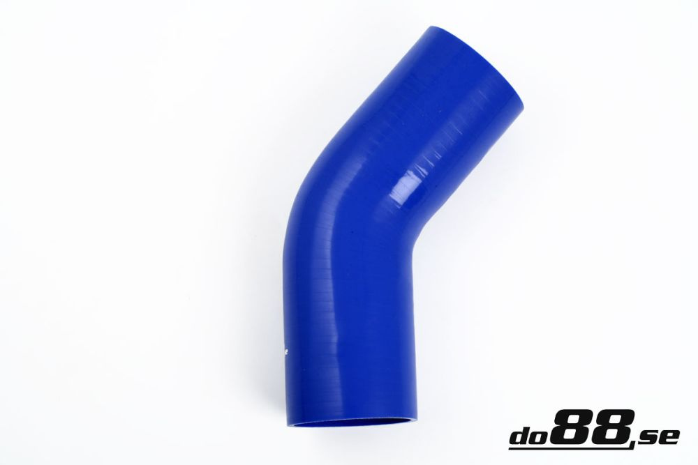 Silicone Hose Blue 45 degree 3,125\'\' (80mm) in the group Silicone hose / hoses / Silicone hose Blue / Elbows / 45 degree at do88 AB (B45G80)