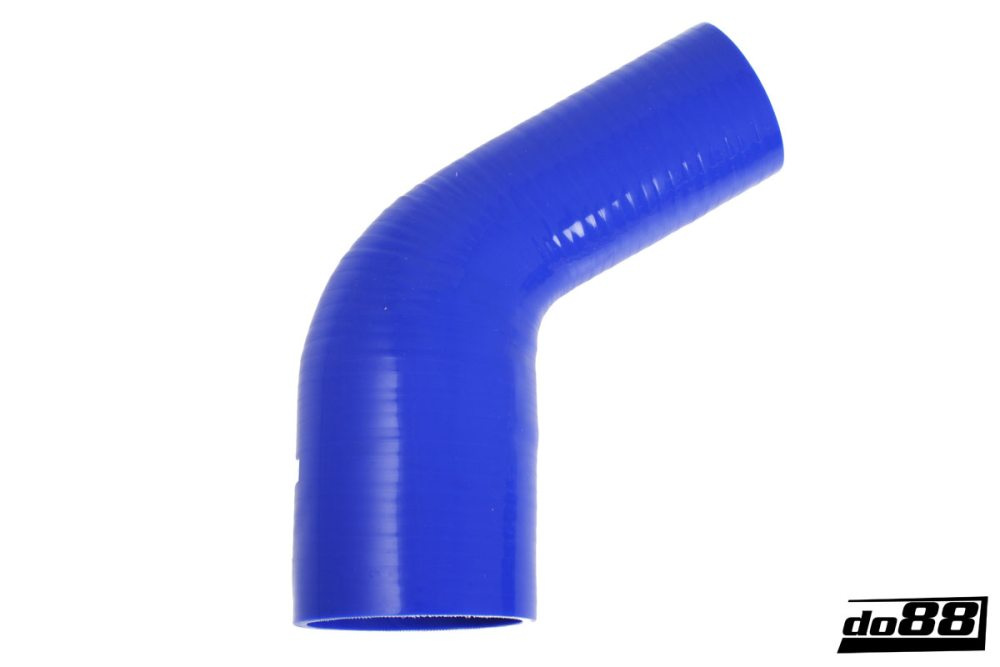 Silicone Hose Blue 60 degree 2,75 - 3,125\'\' (70 - 80mm) in the group Silicone hose / hoses / Silicone hose Blue / Reducing elbow / 60 degree at do88 AB (BR60G70-80)