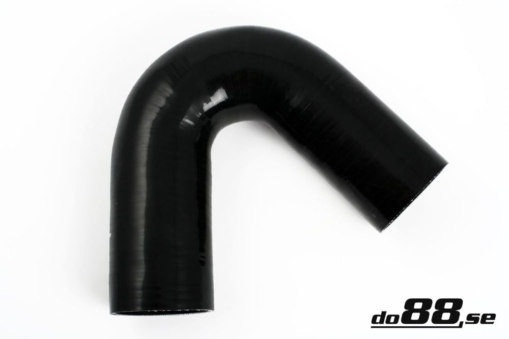Silicone Hose Black 135 degree 2,75\'\' (70mm) in the group Silicone hose / hoses / Silicone hose Black / Elbows / 135 degree at do88 AB (SB135G70)