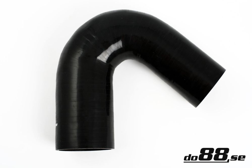 Silicone Hose Black 135 degree 2,5 - 3\'\' (63-76mm) in the group Silicone hose / hoses / Silicone hose Black / Reducing elbow / 135 degree at do88 AB (SBR135G63-76)