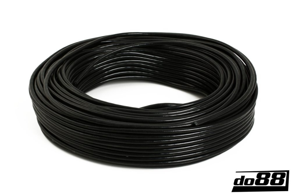 Silicone Heater Hose Black 0,15\'\' (4mm) in the group Silicone hose / hoses / Silicone hose Black / Silicone Heater Hose at do88 AB (SE4)