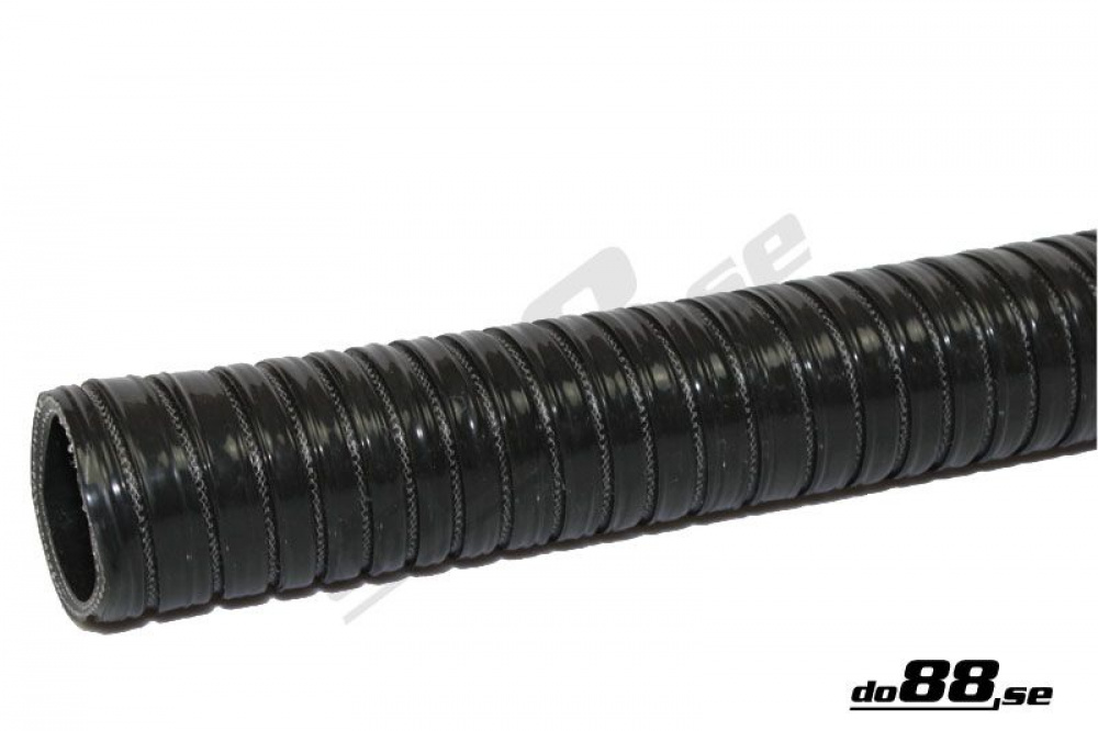Silicone Hose Black Flexible 1,75\'\' (45mm) in the group Silicone hose / hoses / Silicone hose Black / Flexible at do88 AB (SF45)