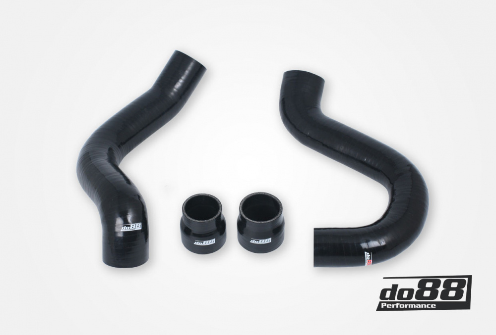 Volvo 740 760 780 940 960 D24 TIC Pressure hoses Black in the group By vehicle / Volvo / 740 940, (1985-1998) / 740 1985-1991, 940 without AC at do88 AB (do88-kit200S)