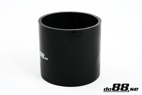 Silicone Hose Black Coupler 4'' (102mm) in the group Silicone hose / hoses / Silicone hose Black / Straight 10cm at do88 AB (SC102)