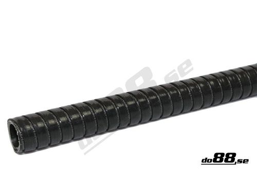 Silicone Hose Black Flexible 0,875'' (22mm) in the group Silicone hose / hoses / Silicone hose Black / Flexible at do88 AB (SF22)