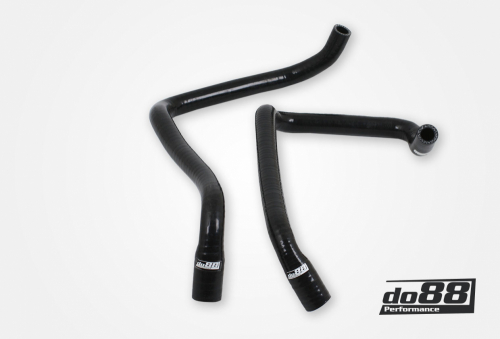 Volvo 740 760 780 940 960 D24 Heater hoses Black in the group By vehicle / Volvo / 740 / 940 / 740 (85-91), 940 without AC at do88 AB (do88-kit207S)