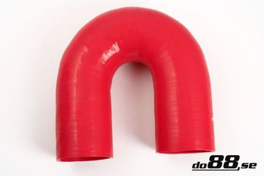 Silicone Hose Red 180 degree 3,25'' (83mm)