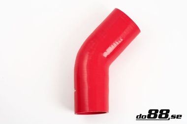 Silicone Hose Red 45 degree 3,5'' (89mm)