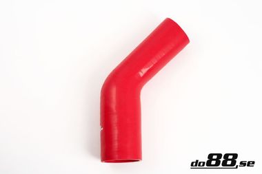 Silikonslang Röd 45 grader 2 - 2,25'' (51 - 57mm)