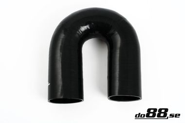 Silicone Hose Black 180 degree 2,875'' (73mm)