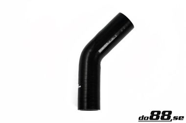 Silicone Hose Black 45 degree 0,875'' (22mm)