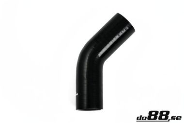 Silicone Hose Black 45 degree 2,25'' (57mm)