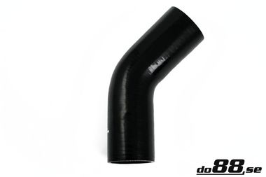 Silicone Hose Black 45 degree 2,75'' (70mm)