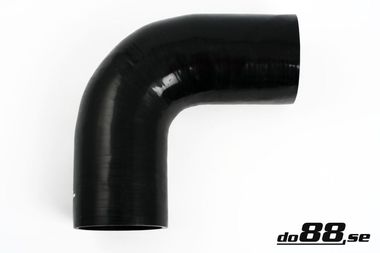 Silicone Hose Black 90 degree 4,25'' (108mm)