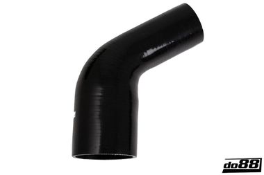 Silicone Hose Black 60 degree 2,5 - 3,5'' (63-89mm)