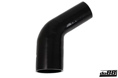 Silicone Hose Black 60 degree 3 - 4'' (76 - 102mm)