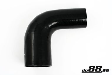 Silicone Hose Black 90 degree 3,25 - 4'' (83-102mm)