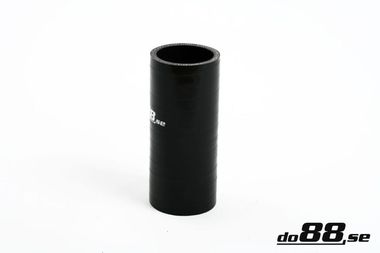 Silicone Hose Black Coupler 1'' (25mm)