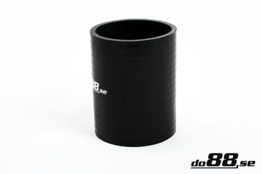 Silicone Hose Black Coupler 3'' (76mm)