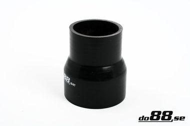 Silikonslange Svart 2,5 - 3'' (63-76mm)