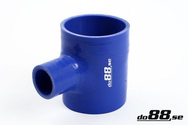 Silicone Hose Blue T 3'' + 1,25'' (76+32mm)