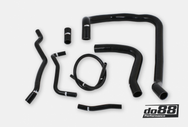 Volvo 740 760 780 940 960 D24 Coolant hoses Black