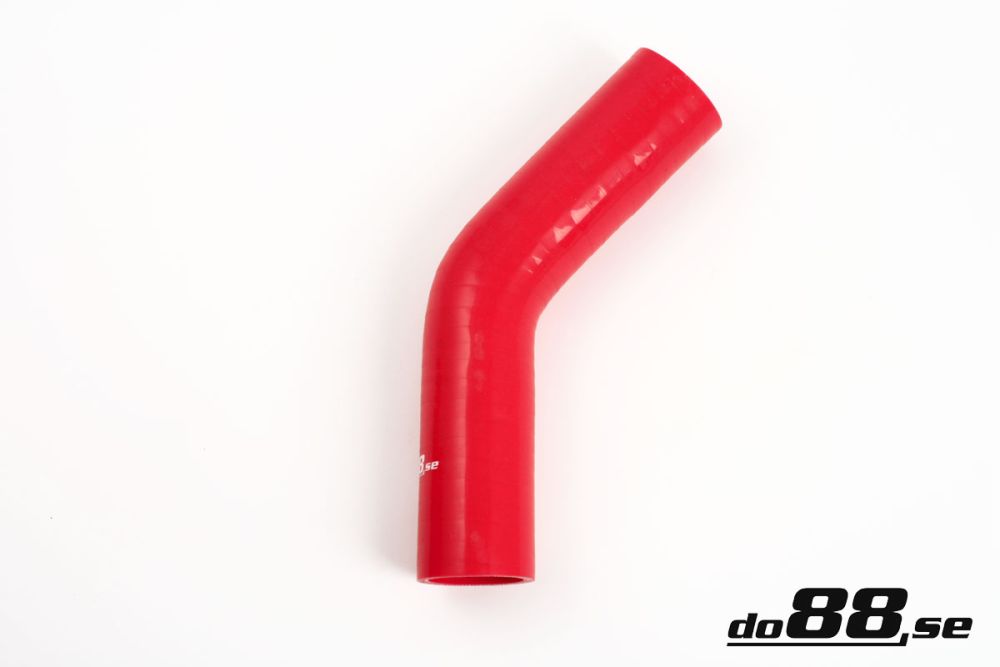 25mm ID Red Silicone Straight Reducing Hose 45mm AutoSiliconeHoses