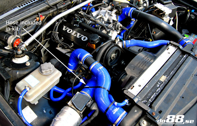 Volvo 740/940 Turbo 9098 Insugsslang 740 (8591), 940 utan A