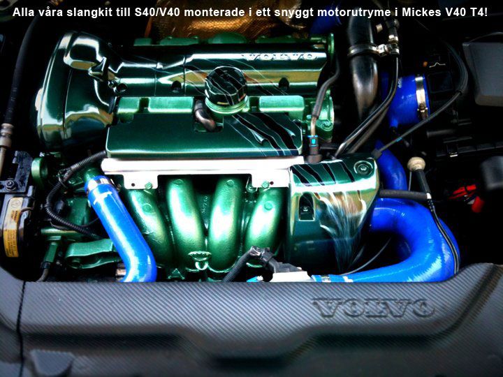 Volvo S40/V40 2,0T/T4 9804 Coolant hoses V40 / S40 Volvo