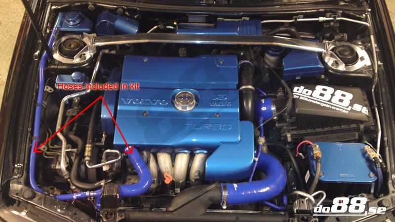 Volvo S40 V40 2 0t T4 98 04 Coolant Hoses V40 S40 Volvo