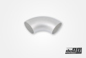 Aluminiumrör 90° 76x3 mm, lång radie Aluminiumrör 90° 76x3 mm, lång radie