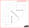 Aluminiumrör 90 grader 2,75´´ (70mm) Aluminiumrör 90 grader 2,75´´ (70mm)