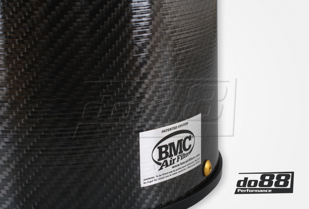 BMC CDA Carbon Dynamic Airbox, Kolfiber, Anslutning 120mm, Längd 260mm