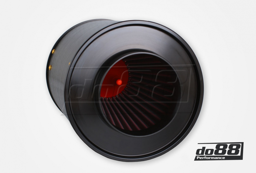 BMC CDA Carbon Dynamic Airbox, Kolfiber, Anslutning 120mm, Längd 260mm