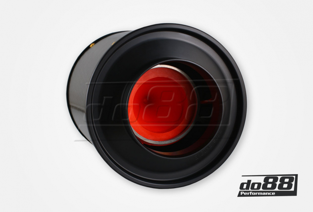 BMC CDA Carbon Dynamic Airbox, Kolfiber, Anslutning 120mm, Längd 260mm