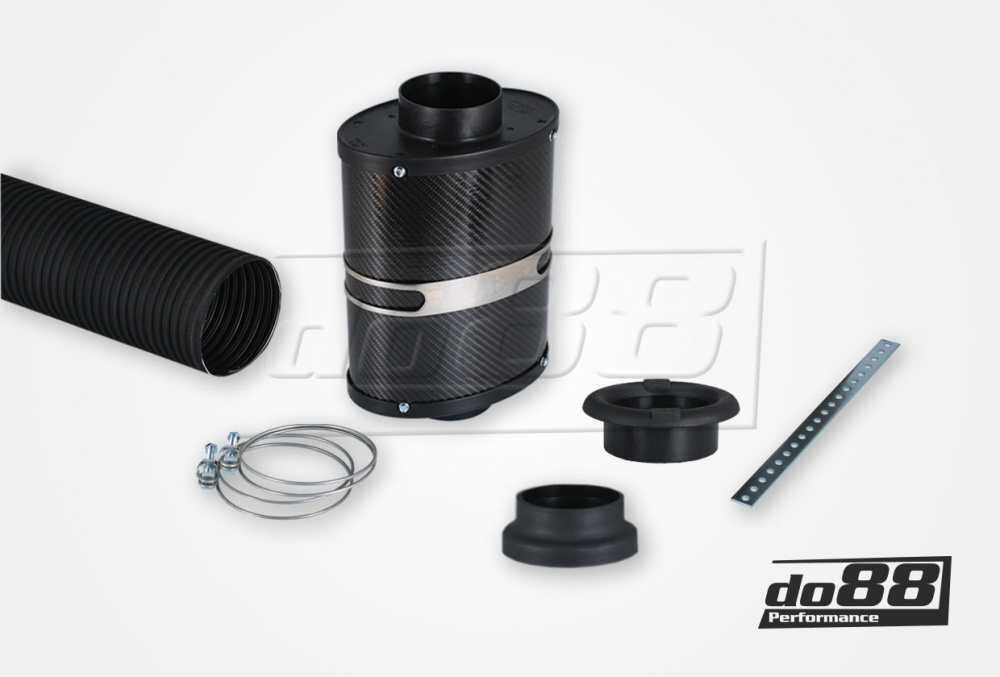 BMC OTA Oval Trumpet Airbox, Carbon fiber, Connection 85mm, Length 235mm in the group Engine / Tuning / Air filter / BMC Air Intake System at do88 AB (ACOTA70-85L170-B-WP)