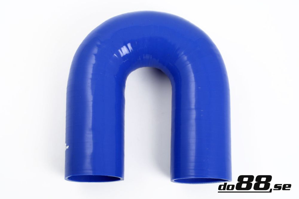 Silicone Hose Blue 180 degree 4\'\' (102mm) in the group Silicone hose / hoses / Silicone hose Blue / Elbows / 180 degree at do88 AB (B180G102)