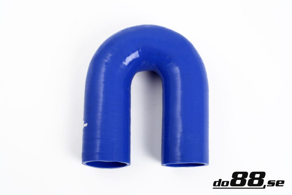 Silicone Hose Blue 180 degree 1,875\'\' (48mm) in the group Silicone hose / hoses / Silicone hose Blue / Elbows / 180 degree at do88 AB (B180G48)