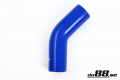 Silicone Hose Blue 45 degree 2,25'' (57mm)