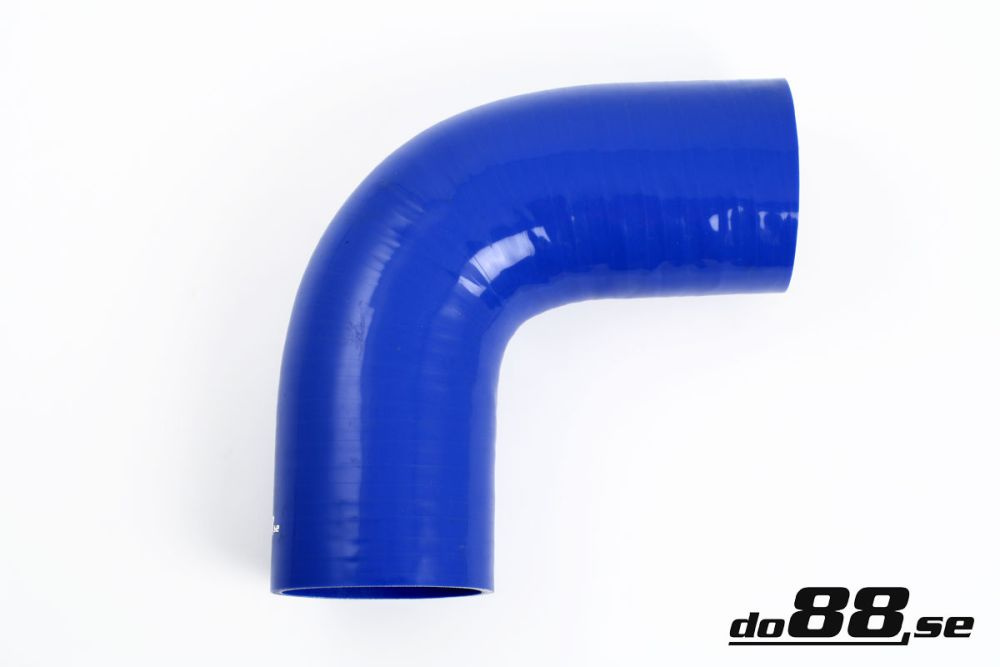 Silicone Hose Blue 90 degree 4\'\' (102mm) in the group Silicone hose / hoses / Silicone hose Blue / Elbows / 90 degree at do88 AB (B90G102)