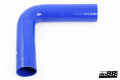 Silicone Hose Blue 90 degree long leg 2,5'' (63mm)