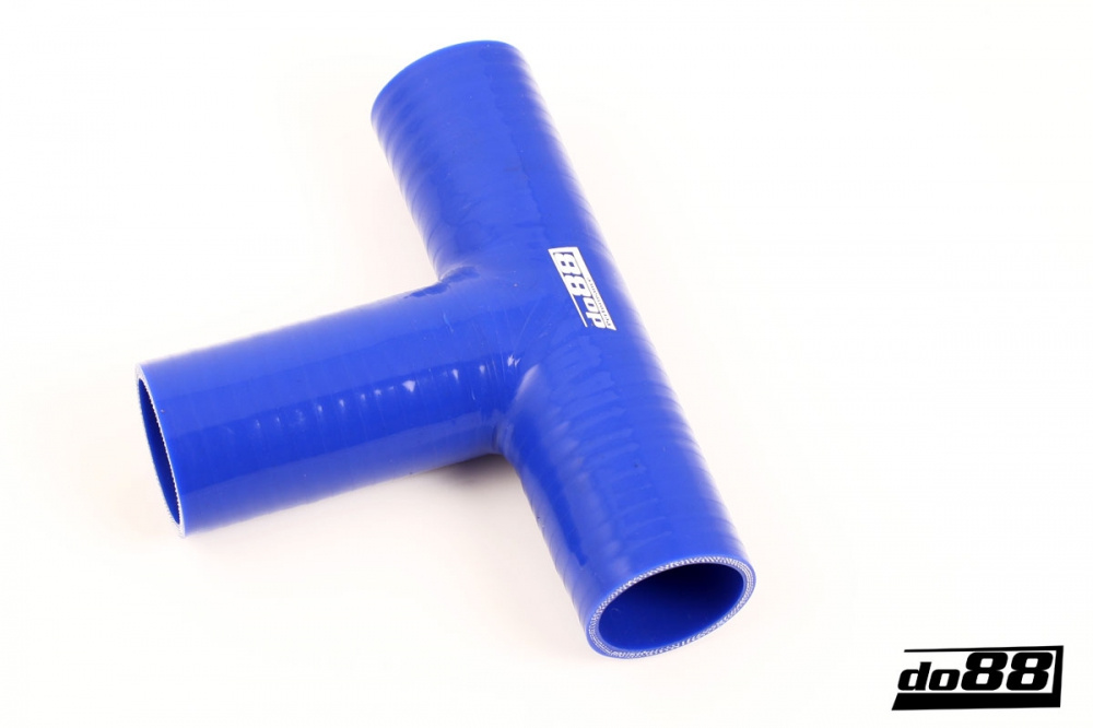 Silicone Hose Blue T 1,625\'\' (41mm) in the group Silicone hose / hoses / Silicone hose Blue / T-piece equal legs at do88 AB (BLT41)